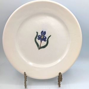 Vintage 2003 DOVER POTTERY Plate, Clay, 10.75” Diameter